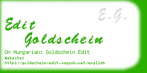 edit goldschein business card